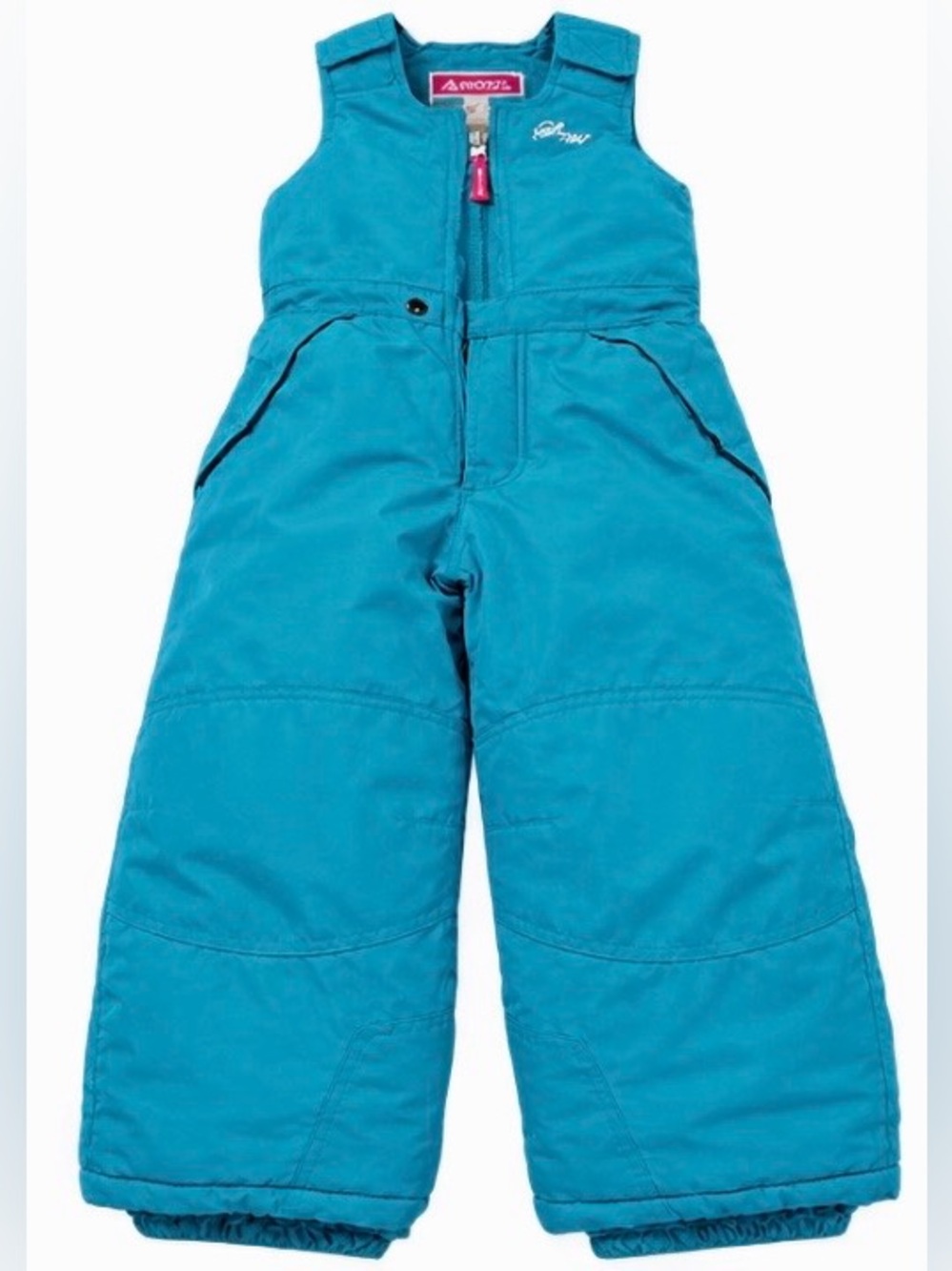 Snozu Bright Teal Kids Snow Overalls